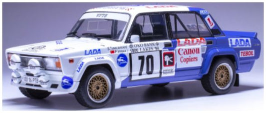 Available to Order – Lada 2105 VFTS #70 1000 Lakes Rallye 1986 Tumalevicius/Videika 1:18 (IXO 18RMC181A)