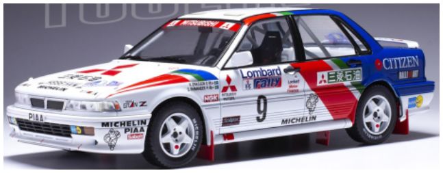 Available To Order – Mitsubishi Galant VR-4 #9 RAC Rally 1990 K.Eriksson/S.Parmander 1:18 IXO Model (IXO 18RMC192A)