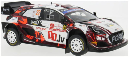 Available to Order – Ford Puma Rally1 Rally WM Rallye Poland 2024 #22 1:18 (IXO 18RMC215)