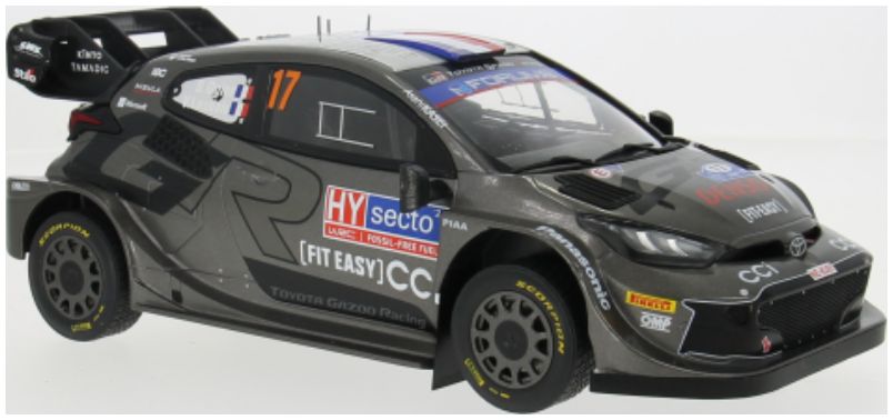 Available to Order – Toyota GR Yaris Rally1 Hybrid Rally WM Rally Finland 2024 #17 S.Ogier/V.Landais 1:18 (IXO 18RMC216)