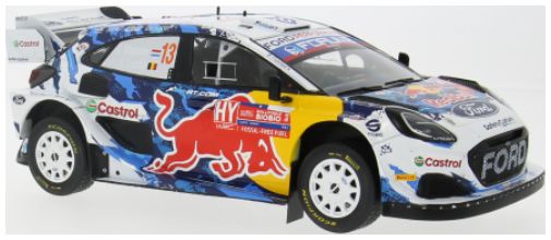 Ford Puma Rally1 Rally WM Rally Chile 2024 #13 G.Munster/L.Louka 1:18 IXO Model