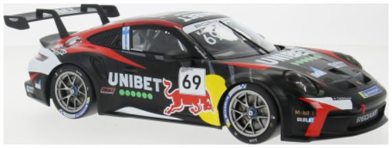 Available to Order – Porsche 911 GT3 Cup Porsche Cup Zolder 2024 #69 K. Rovenpera 1:18 (IXO 18RMC226)