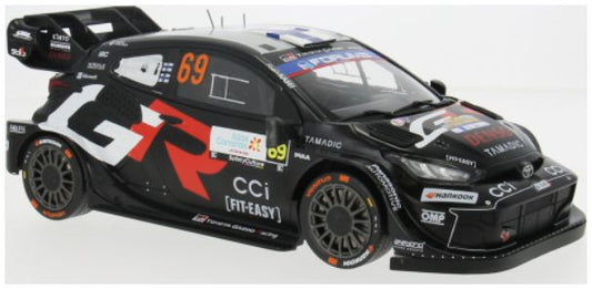 Available to Order – Toyota GR Yaris Rally1 Rally Islas Canaris 2025 #69 Rovanpera/Halttunen 1:18 (IXO 18RMC249A)