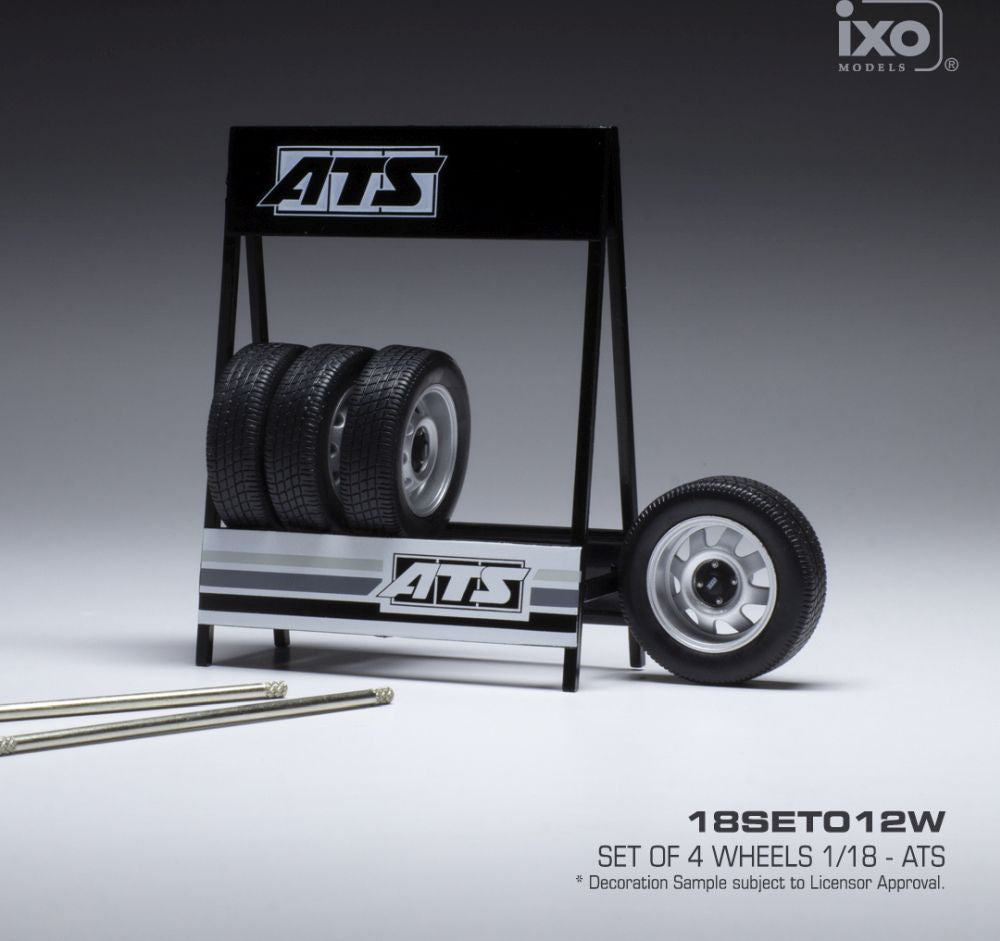 Available To Order – ATS Cup Set of 4 Wheels 1:18 (IXO 18SET012W)
