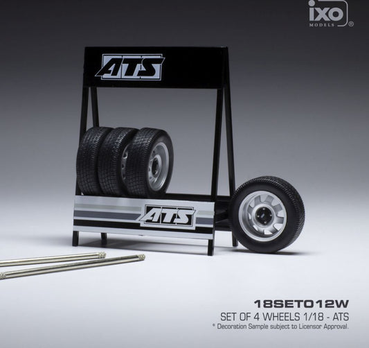 Available To Order – ATS Cup Set of 4 Wheels 1:18 (IXO 18SET012W)