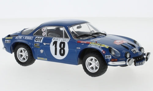 Available To Order – Alpine Renault A110 #18 Rallye Monte Carlo 1973 J-C.Andruet/Biche 1:24 (IXO 24RAL007A)