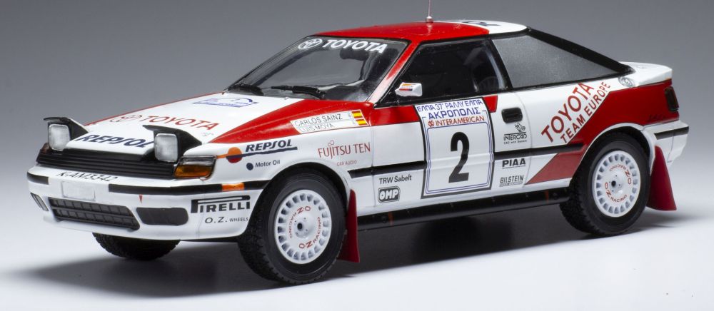 Available to Order – Toyota Celica GT-Four #2 Rallye Acropolis 1990 C.Sainz/L.Moya 1:24 (IXO 24RAL016A)