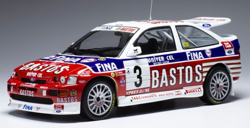 Available To Order – Ford Escort RS Cosworth #3 24h Ypres 1995 P.Snijers/D.Colebunders 1:24 (IXO 24RAL017A)