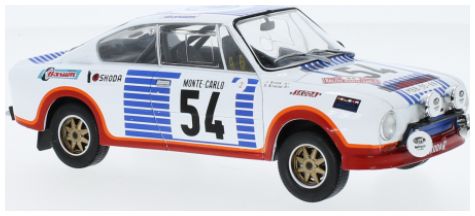 Available to Order – Skoda 130 RS #54 Rallye WM Rally Monte Carlo 1977 S.Kvaizar/J.Kotek 1:24 (IXO 24RAL030B)