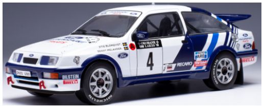 Available to Order – Ford Sierra RS Cosworth #4 1000 Lakes Rallye 1988 S.Blomqvist/B.Melander 1:24 (IXO 24RAL032B)