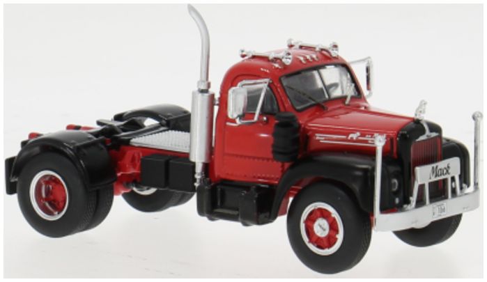 Available to Order – Mack B 61 Red/Black 1953 1:64 IXO Model (IXO 64TR012A)