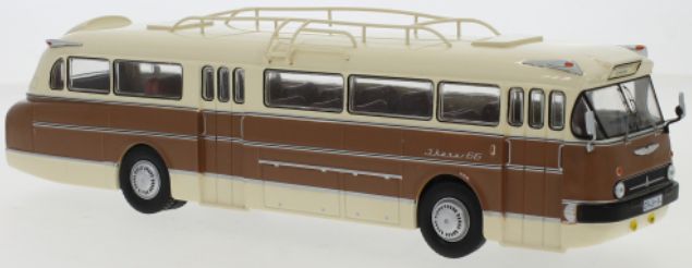 Available To Order – Ikarus 66 Beige/Brown 1972 1:43 IXO Model (IXO BUS032)
