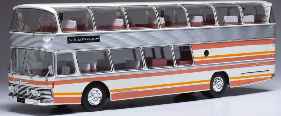 Available To Order – Neoplan NH 22L Skyliner White/Red 1983 1:43 IXO Model (IXO BUS033)