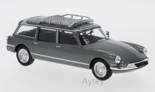 Available To Order – Citroen ID 19 Break Metallic Grey 1960 1:43 IXO Model (IXO CLC326)