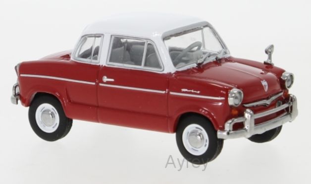 Available To Order – NSU Prinz 30E Red/White 1959 1:43 IXO Model (IXO CLC347)