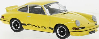 Available To Order – Porsche 911 Carrera RS 2.7 Yellow 1973 Black Magic 1:43 IXO Model (IXO CLC492)