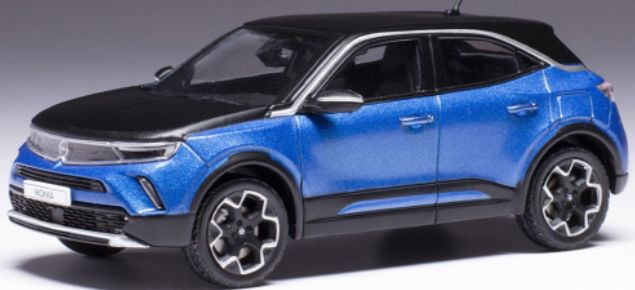 Available To Order – Opel Mokka-e Metallic Blue 2020 1:43 IXO Model (IXO CLC512)