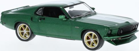 Available To Order – Ford Mustang Fastback Metallic Green 1969 1:43 IXO Model (IXO CLC530)