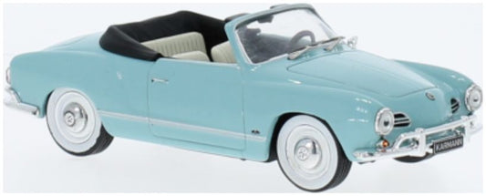 Available To Order – VW Karmann Ghia Light Blue 1955 1:43 IXO Model (IXO CLC563)