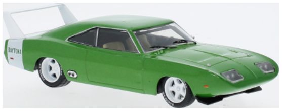 Available To Order – Dodge Charger Daytona Green Metallic 1969 1:43 IXO Model (IXO CLC585)