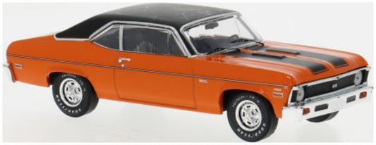 Available To Order – Chevrolet Nova SS Orange/Black 1971 1:43 IXO Model (IXO CLC596)