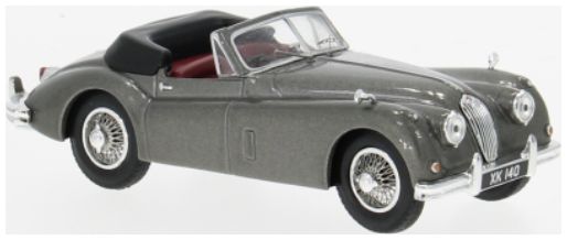 Available To Order – Jaguar XK 140 Cabriolet Dark Grey 1956 1:43 IXO Model (IXO CLC614)