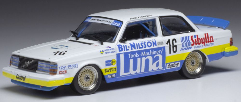 Available To Order – Volvo 240 #16 ETCC Monza 1984 U.Granberg/ G.Petersson 1:43 IXO Model (IXO GTM152)