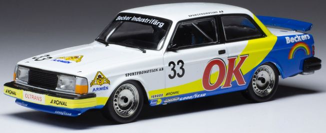 Available To Order – Volvo 240 #33 ETCC Zolder 1985 G.Andersson M.Linden 1:43 IXO Model (IXO GTM153)