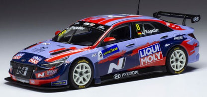 Available To Order – Hyundai Elantra N TCR #8 Engstler Hyundai Liqui Moly WTCR 2021 L.Engstler 1:43 IXO Model (IXO GTM156B)