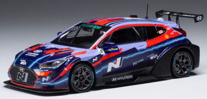 Available To Order – Hyundai Veloster N ETCR #8 Hyundai Motorsport N ETCR Pau 2021 A.Farfus 1:43 IXO Model (IXO GTM161A)