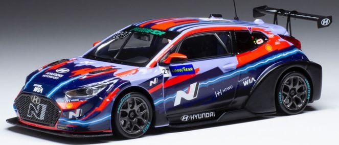 Available To Order – Hyundai Veloster N ETCR #27 Hyundai Motorsport N ETCR Pau 2021 L.Filippi 1:43 IXO Model (IXO GTM161B)
