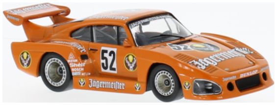 Available To Order – Porsche 935 K3 #52 Kremer Jagermeister DRM Eifelrennen Nurburgring 1981 B.Wollek 1:43 IXO Model (IXO GTM165)