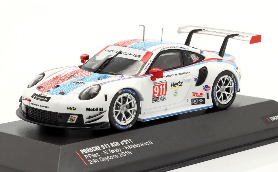 Available To Order – Porsche 911 RSR #911 24h Daytona 2019 Porsche GT Team Makowiecki/Pilet/Tandy 1:43 IXO Model (IXO LE43050)