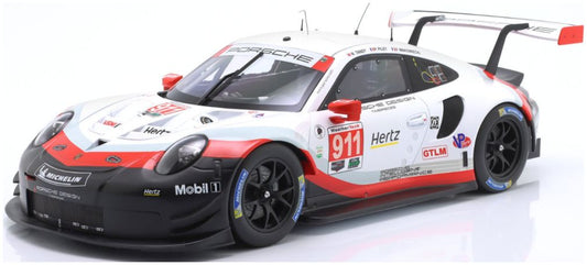 Available To Order – Porsche 911 (991) RSR #911 24h Daytona 2018 Porsche GT Pilet/Makowiecki/Tandy 1:12 IXO Model (IXO LEGT12001)