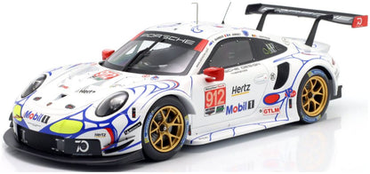 Available To Order – Porsche 911 (991) RSR #912 Petit Le Mans 2018 Porsche GT Team Bamber/Vanthoor/Jami 1:18 IXO Model (IXO LEGT18011)