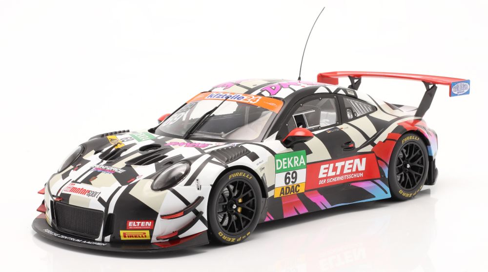 Available To Order – Porsche 911 (991) GT3 R #69 ADAC GT Master Hockenheim 2018 Danke Fans 1:18 IXO Model (IXO LEGT18020)