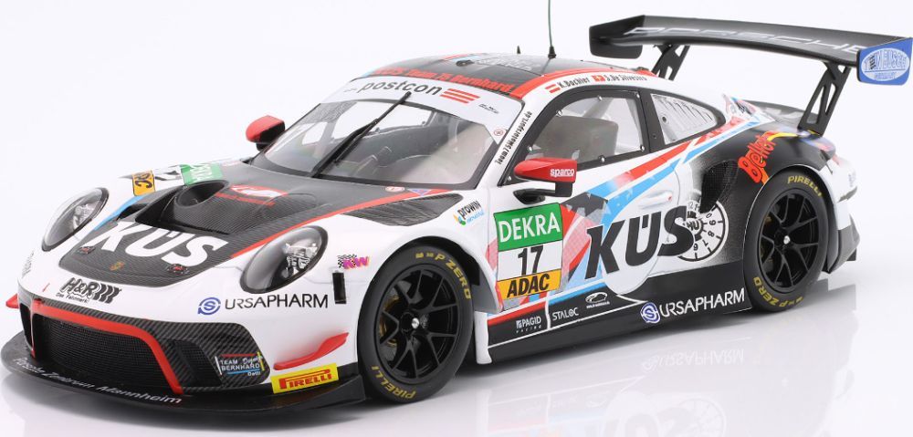 Available To Order – Porsche 911 GT3 R #17 ADAC GT Masters 2020 KUS Team75 Bellof Tribute 1:18 IXO Model (IXO LEGT18051)