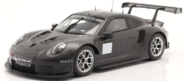 Available To Order – Porsche 911 RSR Pre-Season Test Car 2020 Matt Black 1:18 IXO Model (IXO LEGT18057)