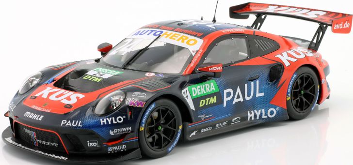 Available To Order – Porsche 911 GT3 R #24 Sieger Norisring DTM 2022 KUS Team75 T. Preining 1:18 IXO Model (IXO LEGT1822002)