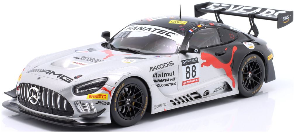 Mercedes Benz AMG GT3 #88 Winner 24h Spa 2022 AKKodis ASP Marciello/Juncadella/Goun 1:18 IXO Model