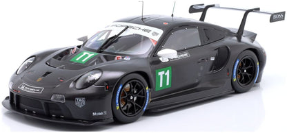 Available To Order – Porsche 911 RSR #T1 Testcar Black 1:18 IXO Model (IXO LEGT1823010)