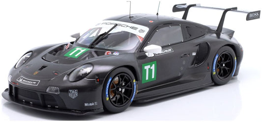 Available To Order – Porsche 911 RSR #T1 Testcar Black 1:18 IXO Model (IXO LEGT1823010)