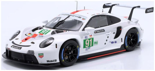 Available To Order – Porsche 911 RSR #91 Winner LMGTE Pro 24h Le Mans 2022 Porsche GT Bruni/Lietz/Makowi 1:18 IXO Model (IXO LEGT1823027)