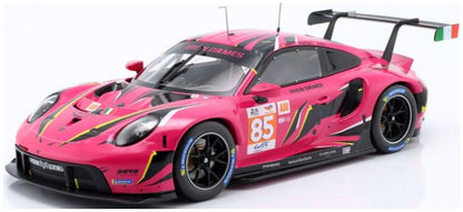Available To Order – Porsche 911 RSR #85 Iron Dames 24h Le Mans 2023 Bovy/Gatting/Frey 1:18 IXO Model (IXO LEGT1823039)