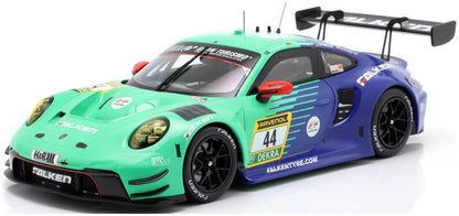 Available To Order – Porsche 911 GT3 R #44 10th 24h Nurburgring 2024 Falken Eriksson/Heinemann/Menzel/Rag' 1:18 IXO Model (IXO LEGT18244404)