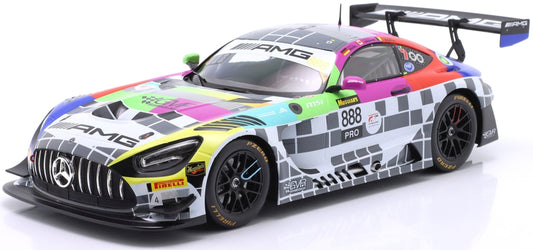 Mercedes Benz AMG GT3 EVO #888 12h Bathurst 2025 GMR Engel/Martin/Grenier 1:18 IXO Model