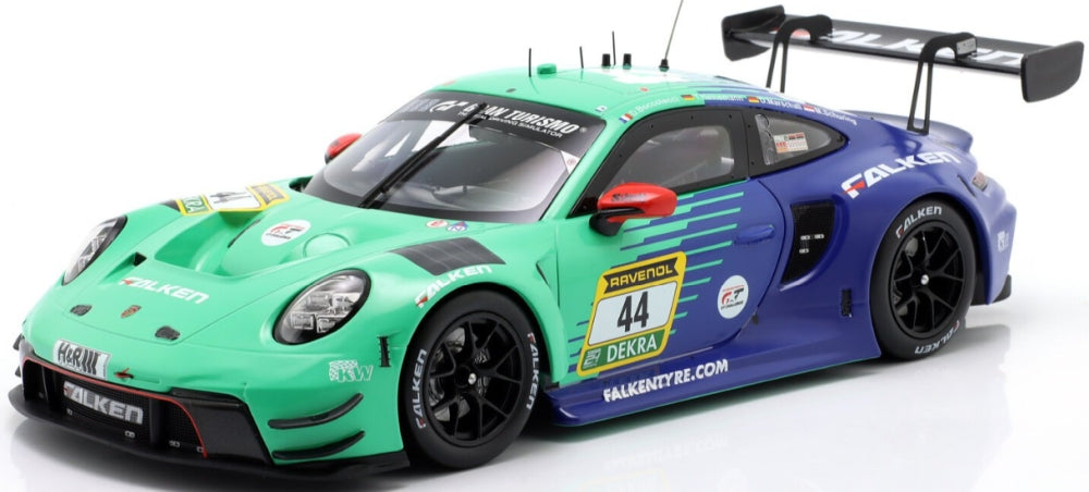 Porsche 911 GT3 R #44 24h Nurburgring 2025 Falken Motorsports 1:18 IXO Model