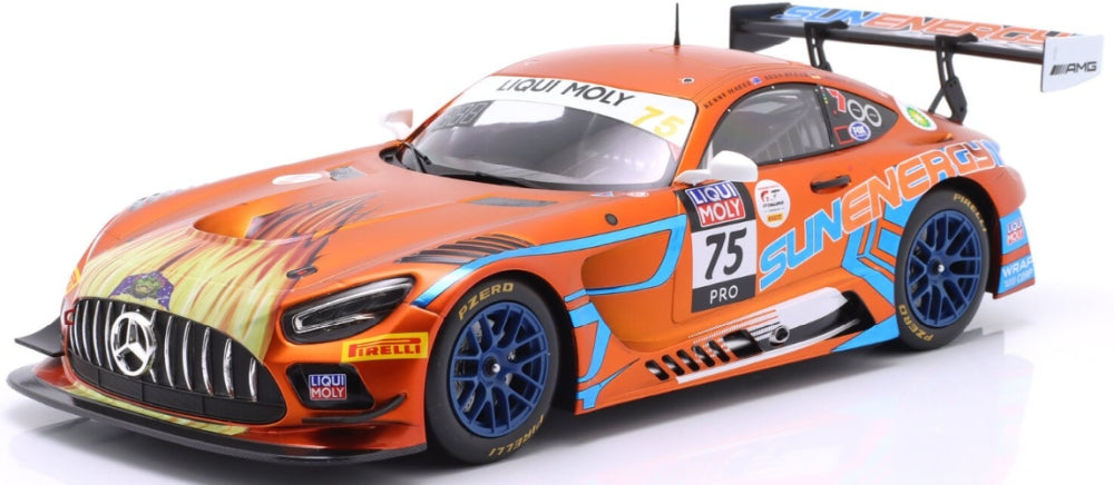 Mercedes AMG GT3 Evo #75 Winner 12h Bathurst 2023 SunEnergy1 Habul/Gounon 1:18 IXO Model