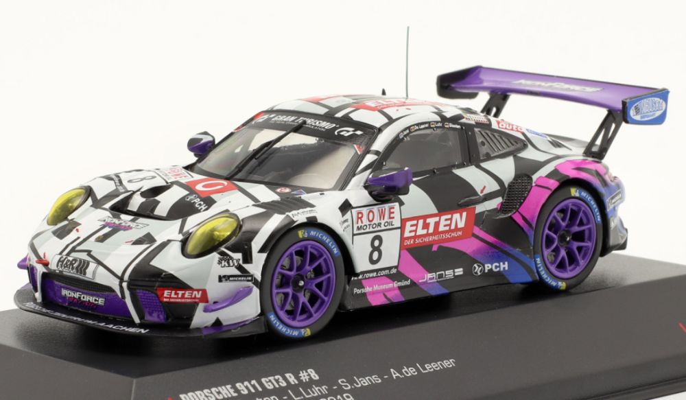 Available To Order – Porsche 911 GT3 R #8 VLN2 Nurburgring 2019 Iron Force 1:43 IXO Model (IXO LEGT43013)