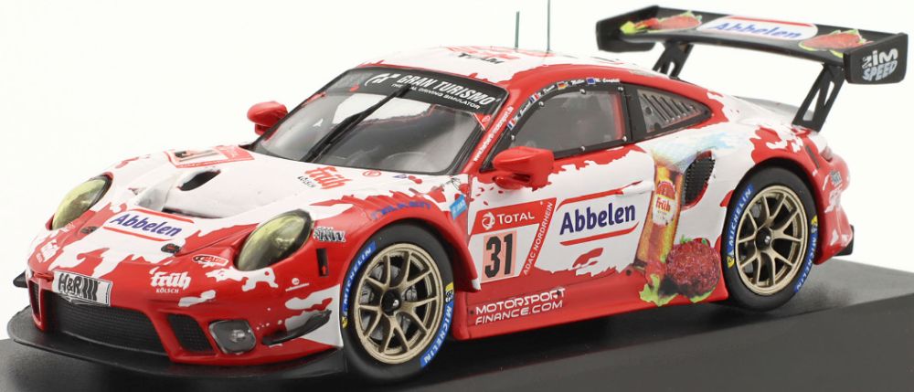 Available To Order – Porsche 911 GT3 R #31 24h Nurburgring 2019 Frikadelli Racing Team 1:43 IXO Model (IXO LEGT43021)